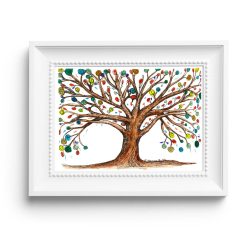Colorful Tree of Life Art